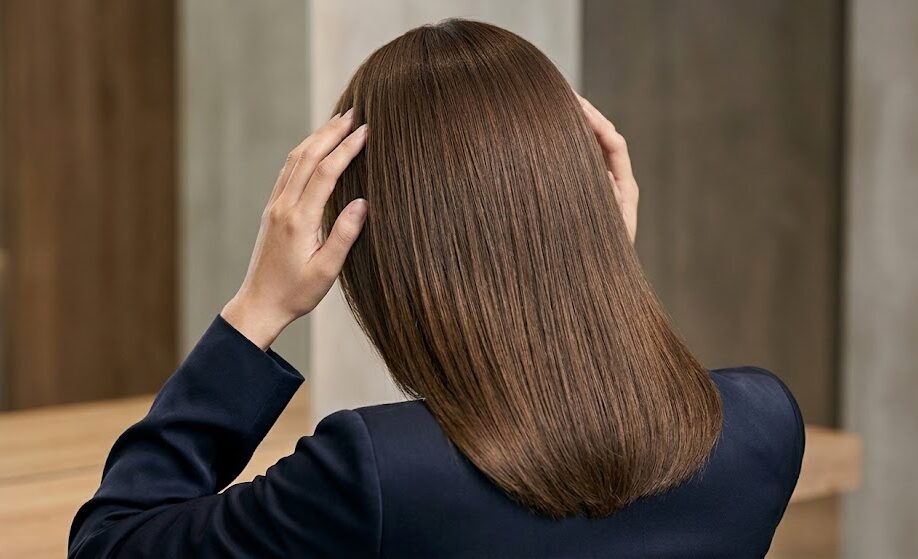 頭を抱える女性