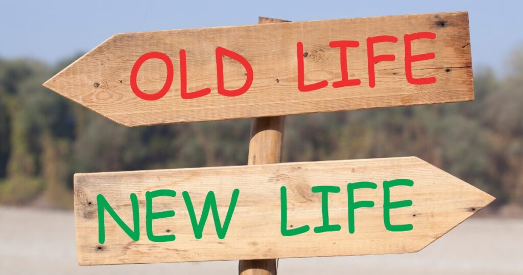 新しい人生の看板